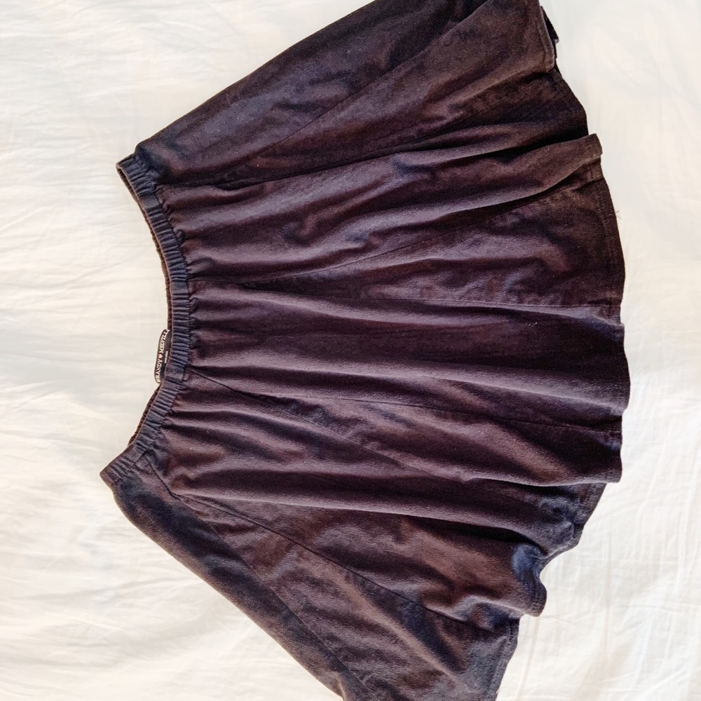 Brandy Melville suede mini skirt
